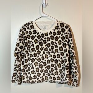 Aerie Oversized Cheetah Crewneck, sz XS